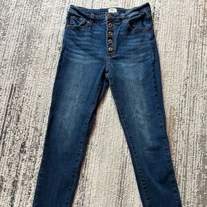 A2 Los Angeles Button Fly Skinny Jeans - Size 3